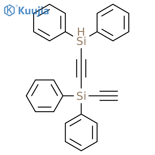 Silane, [(diphenylsilyl)ethynyl]ethynyldiphenyl- structure