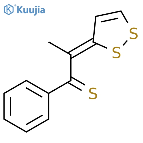 1-PROPANETHIONE, 2-(3H-1,2-DITHIOL-3-YLIDENE)-1-PHENYL-, (Z)- structure