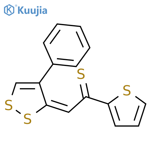 Ethanethione, 2-(4-phenyl-3H-1,2-dithiol-3-ylidene)-1-(2-thienyl)-, (Z)- structure