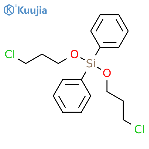 Silane, bis(3-chloropropoxy)diphenyl- structure