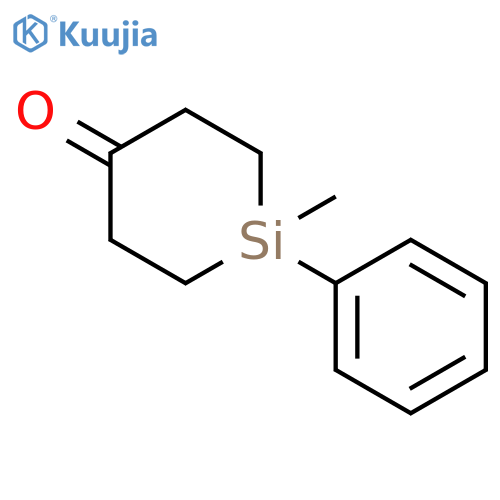 SILACYCLOHEXAN-4-ONE, 1-METHYL-1-PHENYL- structure