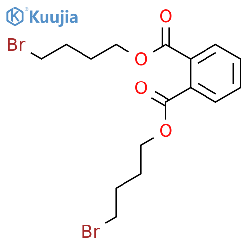1,2-Benzenedicarboxylic acid, bis(4-bromobutyl) ester structure