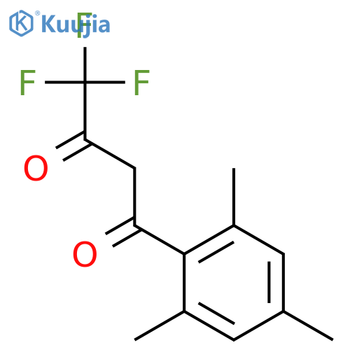 1,3-Butanedione, 4,4,4-trifluoro-1-(2,4,6-trimethylphenyl)- structure