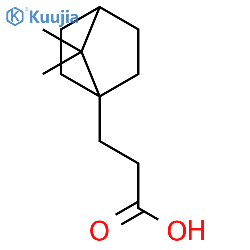 Bicyclo[2.2.1]heptane-1-propanoic acid, 7,7-dimethyl- structure