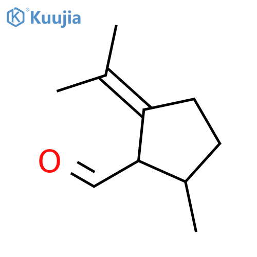 CYCLOPENTANECARBOXALDEHYDE, 2-METHYL-5-(1-METHYLETHYLIDENE)- structure