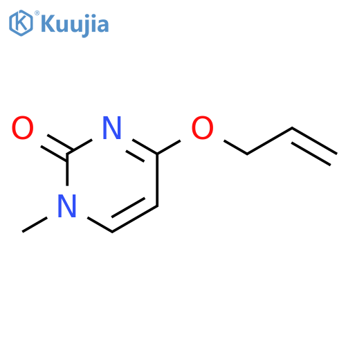2(1H)-Pyrimidinone,1-methyl-4-(2-propen-1-yloxy)- structure