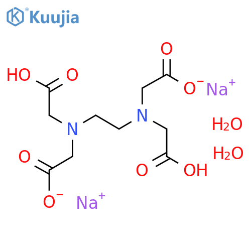 Ethylenediaminetetraacetic acid disodium dihydrate structure