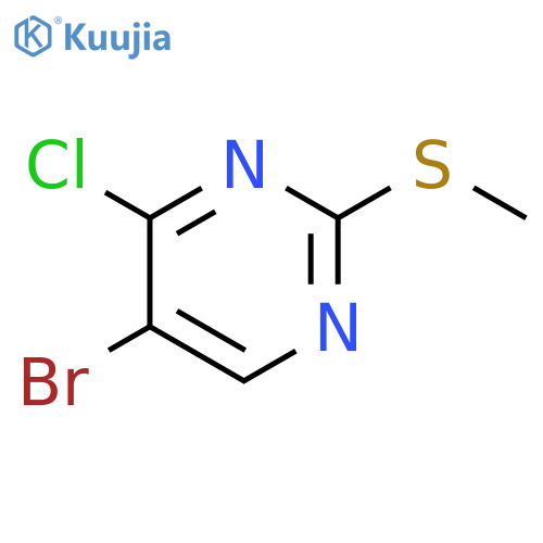 5-bromo-4-chloro-2-(methylsulfanyl)pyrimidine structure
