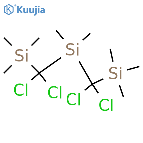 Silane, bis[dichloro(trimethylsilyl)methyl]dimethyl- structure