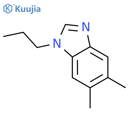 1H-Benzimidazole,5,6-dimethyl-1-propyl- structure