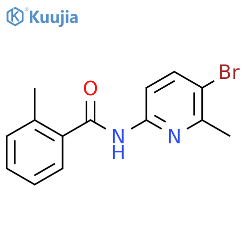 N-(5-bromo-6-methylpyridin-2-yl)-2-methylbenzamide structure