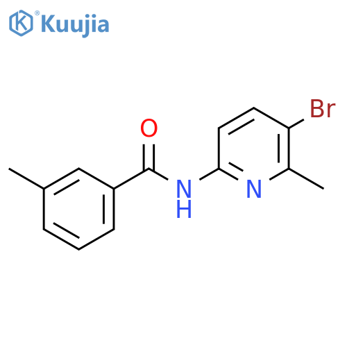 N-(5-Bromo-6-methylpyridin-2-yl)-3-methylbenzamide structure