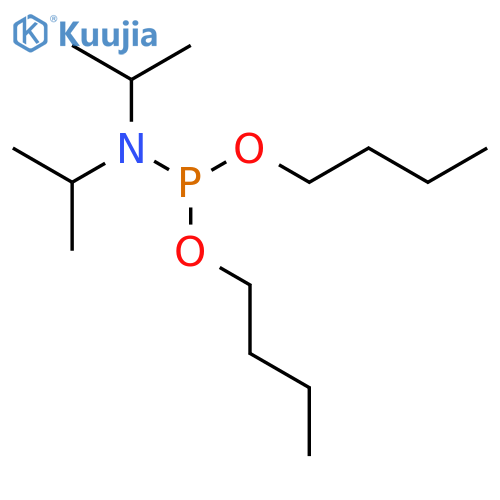 Phosphoramidous acid,N,N-bis(1-methylethyl)-, dibutyl ester structure