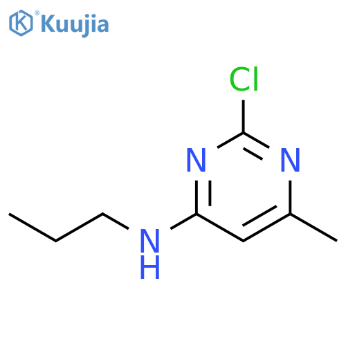 2-chloro-6-methyl-N-propylpyrimidin-4-amine structure