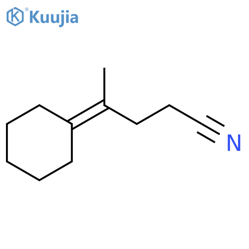 Pentanenitrile, 4-cyclohexylidene- structure