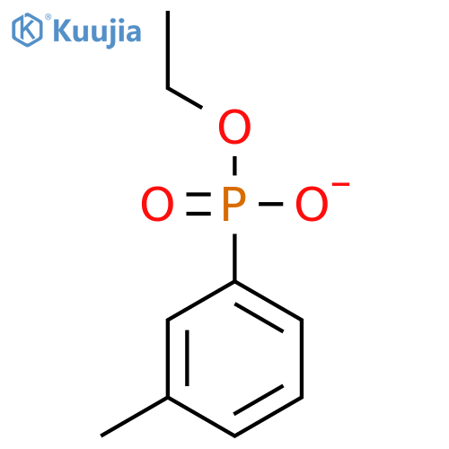 PHOSPHONIC ACID, (3-METHYLPHENYL)-, MONOETHYL ESTER structure