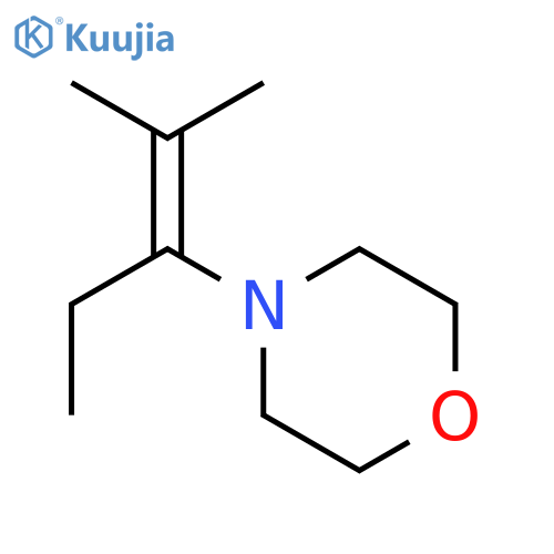 MORPHOLINE, 4-(1-ETHYL-2-METHYL-1-PROPENYL)- structure