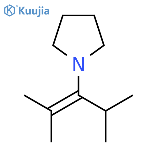 Pyrrolidine, 1-[2-methyl-1-(1-methylethyl)-1-propenyl]- structure