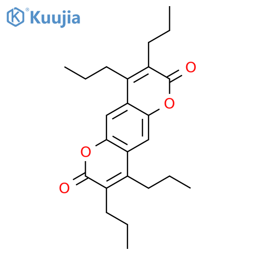 BENZO[1,2-B:4,5-B']DIPYRAN-2,7-DIONE, 3,4,8,9-TETRAPROPYL- structure