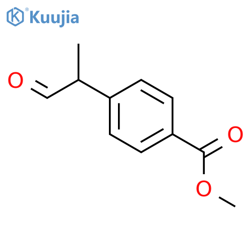 methyl 4-(1-oxopropan-2-yl)benzoate structure