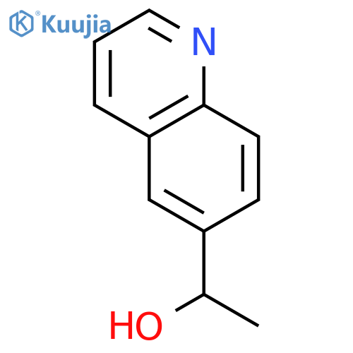 6-Quinolinemethanol, a-methyl- structure