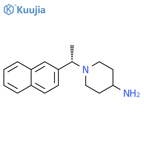 4-Piperidinamine, 1-[(1S)-1-(2-naphthalenyl)ethyl]- structure