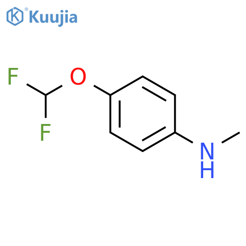 4-(difluoromethoxy)-N-methylaniline structure