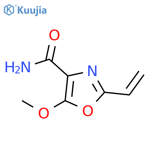 4-Oxazolecarboxamide, 2-ethenyl-5-methoxy- structure