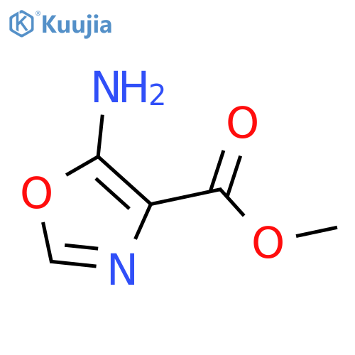 methyl 5-amino-1,3-oxazole-4-carboxylate structure