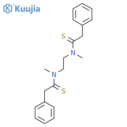 BENZENEETHANETHIOAMIDE, N,N'-1,2-ETHANEDIYLBIS[N-METHYL- structure