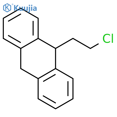 Anthracene, 9-(2-chloroethyl)-9,10-dihydro- structure