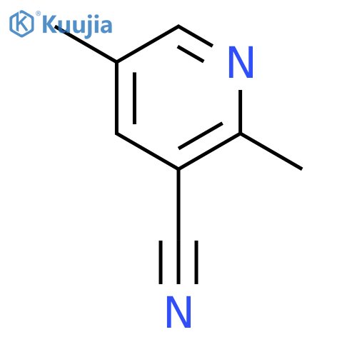 2,5-Dimethylnicotinonitrile structure
