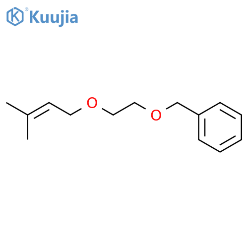 BENZENE, [[2-[(3-METHYL-2-BUTENYL)OXY]ETHOXY]METHYL]- structure