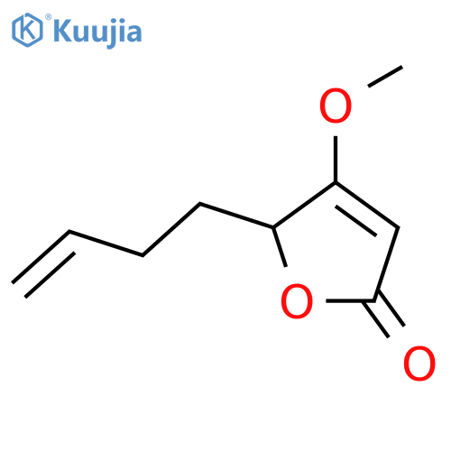2(5H)-Furanone, 5-(3-butenyl)-4-methoxy- structure