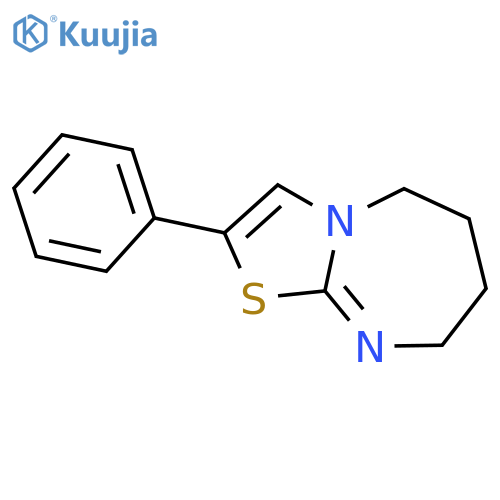 Thiazolo[3,2-a][1,3]diazepine, 5,6,7,8-tetrahydro-2-phenyl- structure