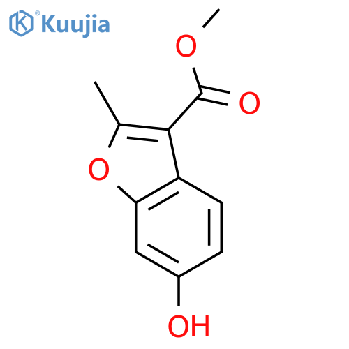 Methyl 6-hydroxy-2-methylbenzofuran-3-carboxylate structure