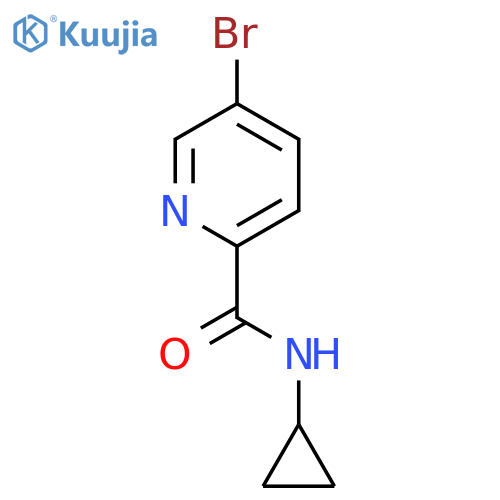 N-Cyclopropyl 5-bromopicolinamide structure