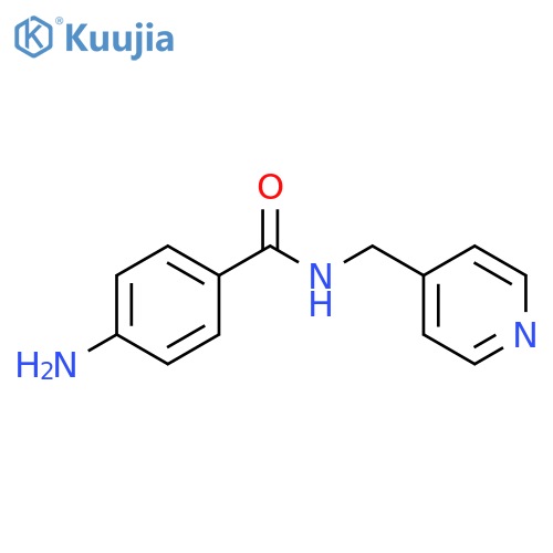 Benzamide, 4-amino-N-(4-pyridinylmethyl)- structure
