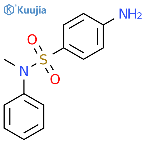 4-amino-N-methyl-N-phenylbenzene-1-sulfonamide structure