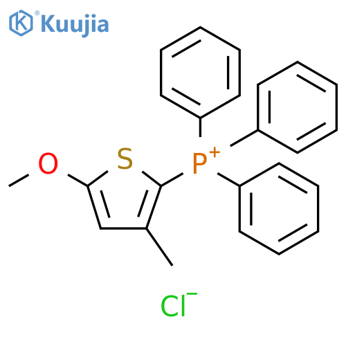 Phosphonium, (5-methoxy-3-methyl-2-thienyl)triphenyl-, chloride structure