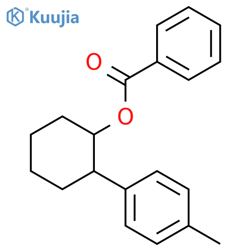 Cyclohexanol, 2-(4-methylphenyl)-, benzoate structure