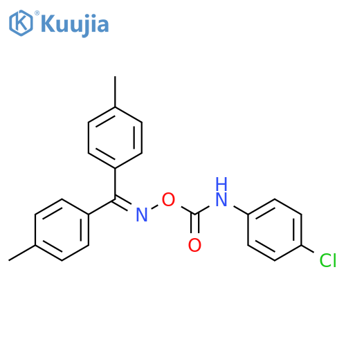 Methanone, bis(4-methylphenyl)-,O-[[(4-chlorophenyl)amino]carbonyl]oxime structure