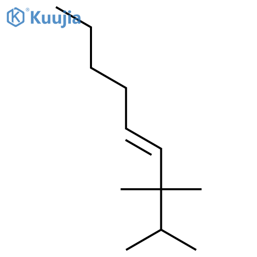 (E)-2,3,3-trimethyl-4-nonene structure