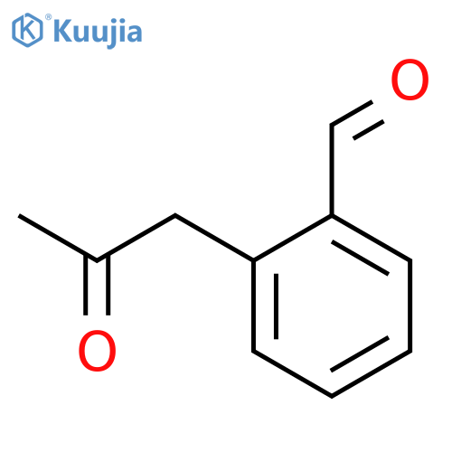 2-(2-oxopropyl)benzaldehyde structure