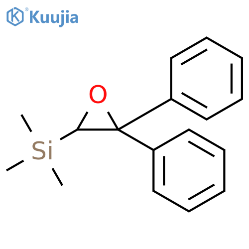 Silane, (3,3-diphenyloxiranyl)trimethyl- structure