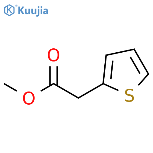 Thiopheneacetic acid, methyl ester structure