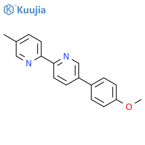 2,2'-BIPYRIDINE, 5-(4-METHOXYPHENYL)-5'-METHYL- structure