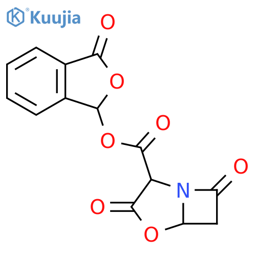 4-Oxa-1-azabicyclo[3.2.0]heptane-2-carboxylic acid, 3,7-dioxo-,1,3-dihydro-3-oxo-1-isobenzofuranyl ester structure
