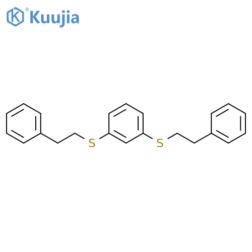 Benzene, 1,3-bis[(2-phenylethyl)thio]- structure