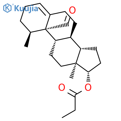 Androst-4-en-19-al, 1-methyl-17-(1-oxopropoxy)-, (1a,17b)- structure